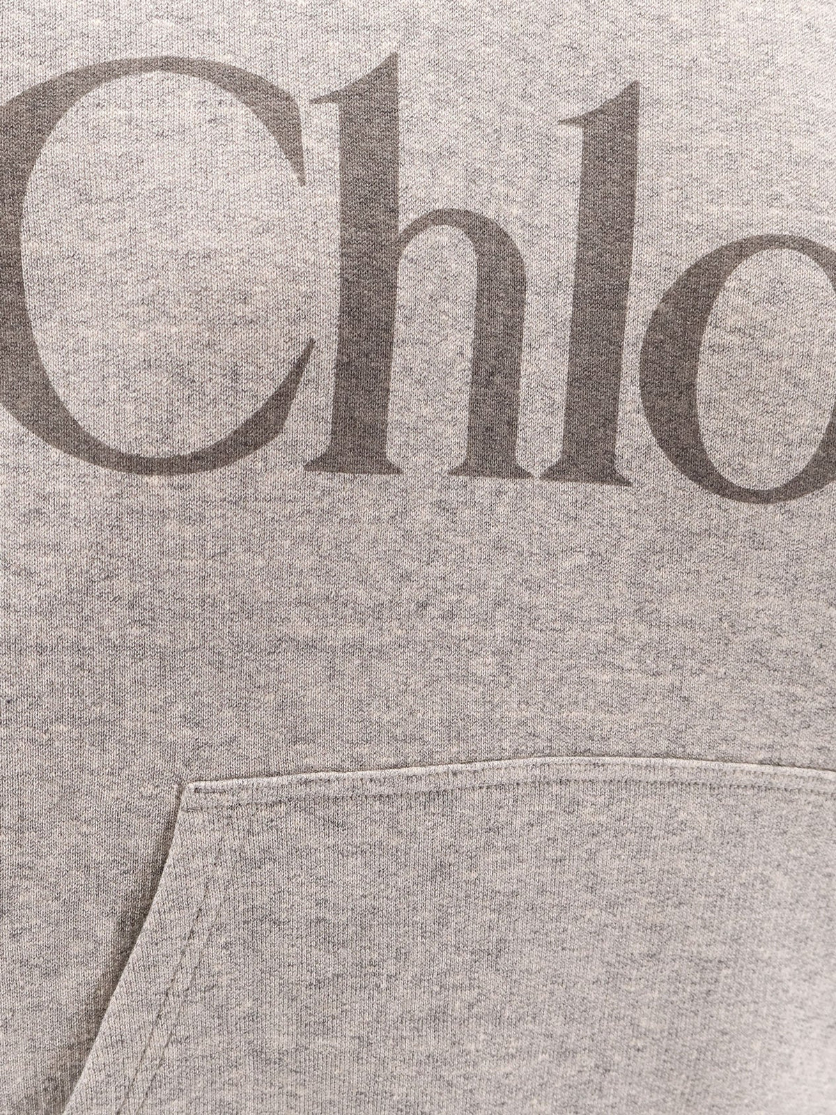 Chloé Cotton blend sweatshirt - Vapor Grey