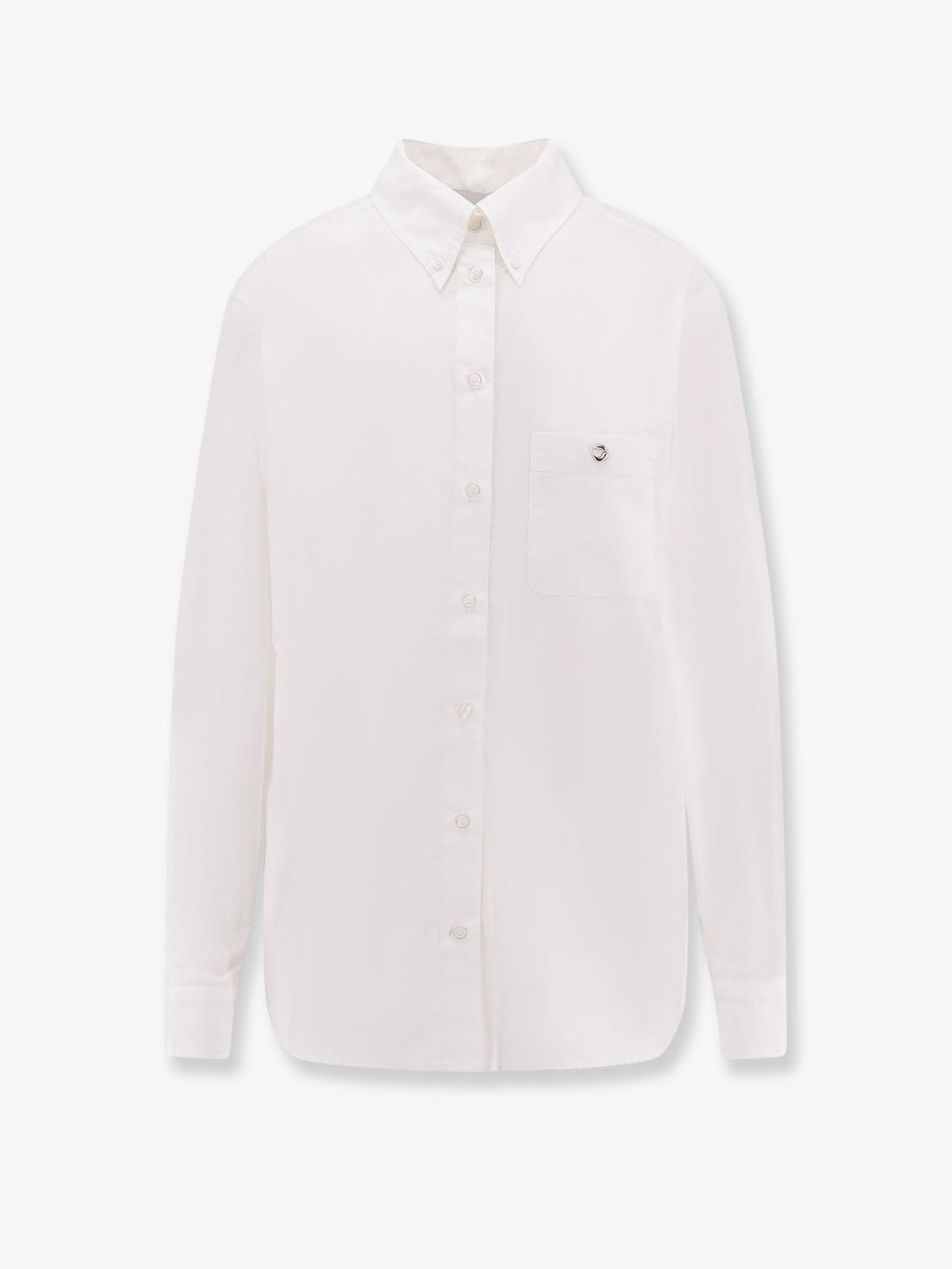 Coperni Boyfriend popeline cotton Shirt - White