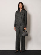 Dolce & Gabbana Striped wool blend trousers - Rigato