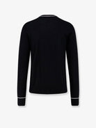 Dolce & Gabbana Virgin wool sweater with embroidered DG logo - Nero