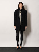 Dries Van Noten Rebela wool blend coat - Black