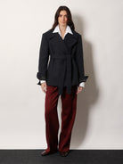 Dries Van Noten Portias wool trousers - Brique
