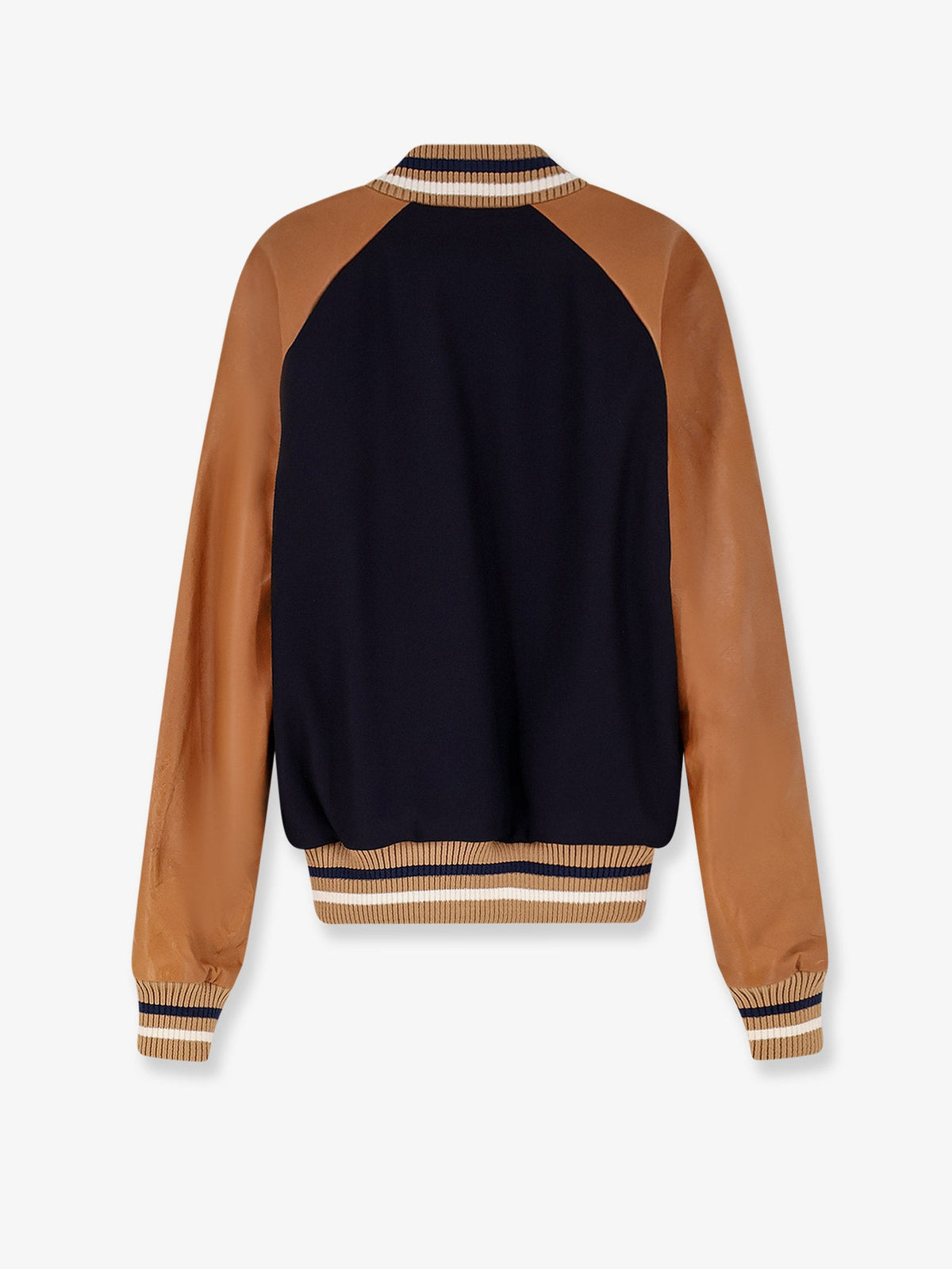 Dsquared2 D2 Varsity wool and leather bomber - Blue