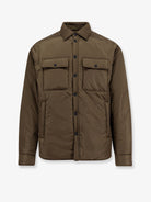 Dsquared2 Padded nylon shirt/jacket - Military Green