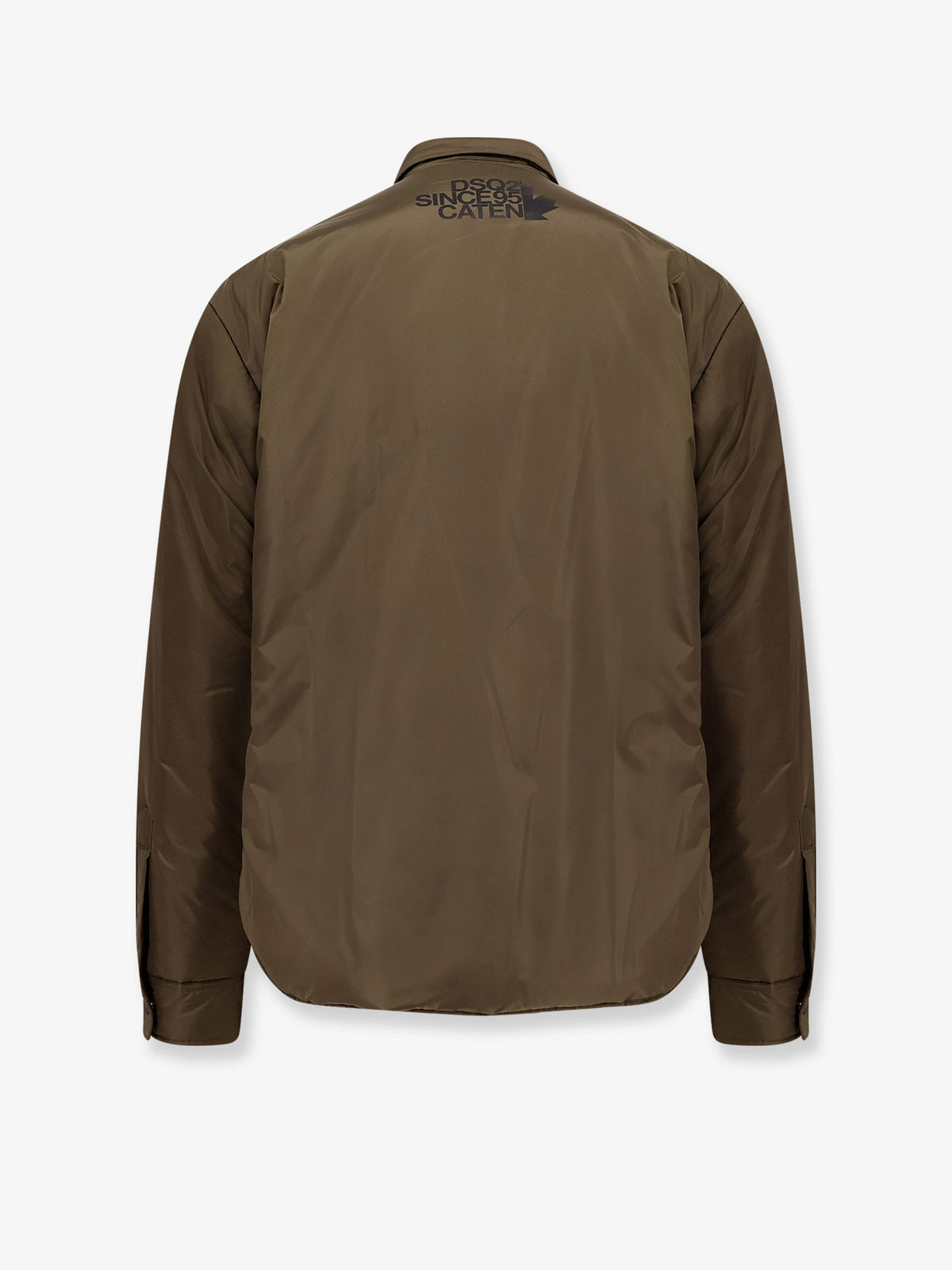 Dsquared2 Padded nylon shirt/jacket - Military Green