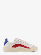 Dsquared2 Rider leather low-top sneakers - Panna Rosso Blu