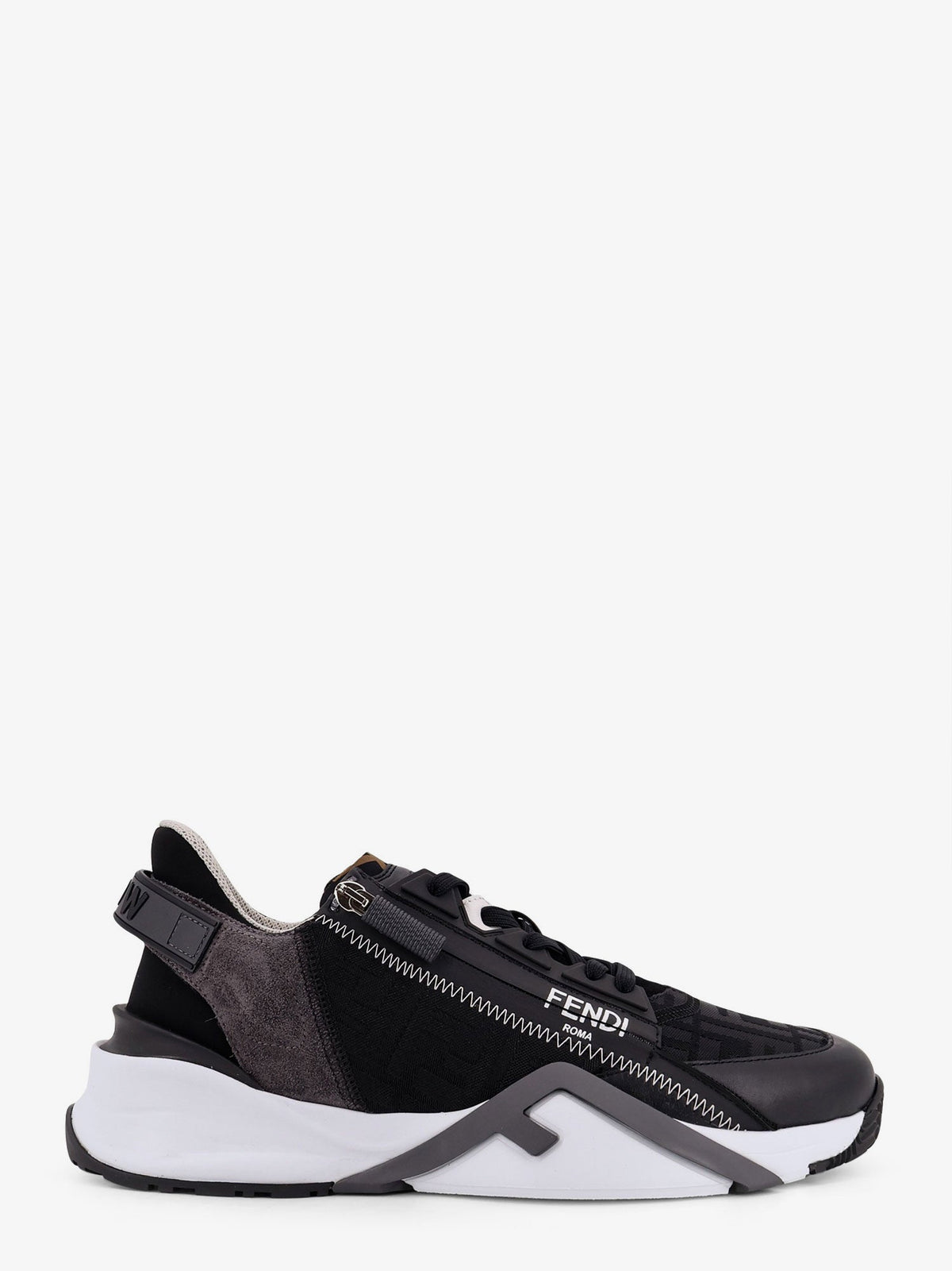 Fendi Fendi Flow slip-on sneakers - Nero+Nero+Antracite