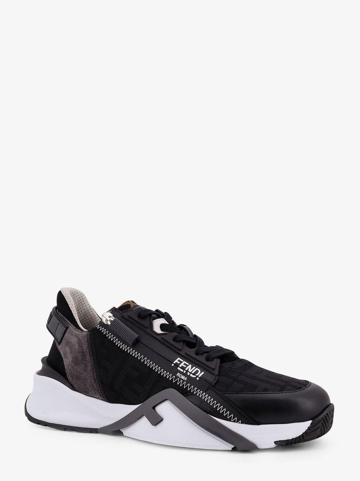 Fendi Fendi Flow slip-on sneakers - Nero+Nero+Antracite