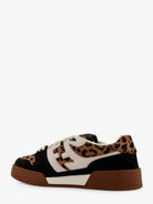 Fendi Fendi Match suede and pony skin low-top sneakers - Nat.Brown+Nero+Garza