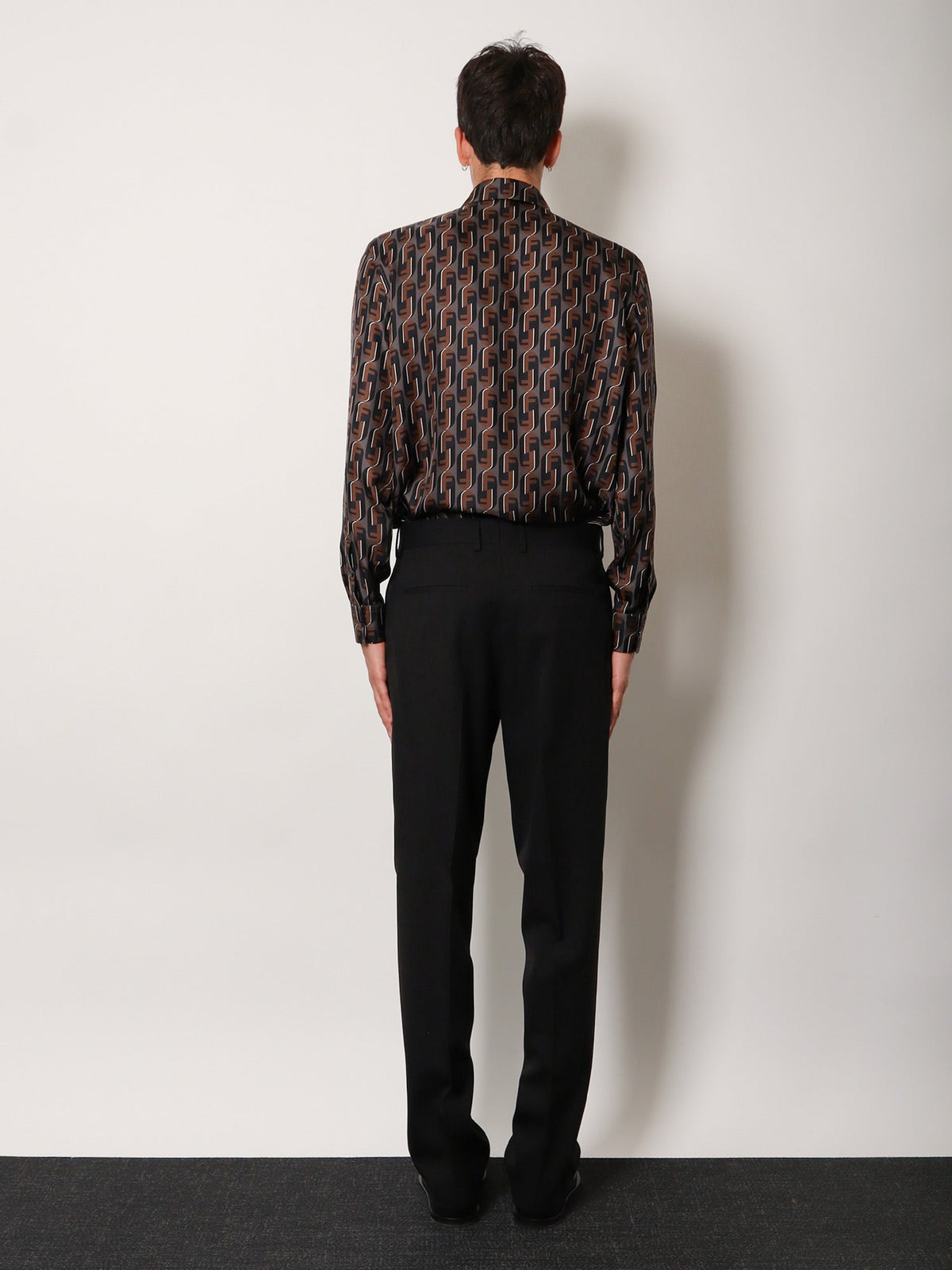 Fendi Virgin wool trousers - Nero