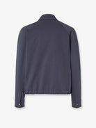 Fendi Cotton jacket with FF detail - Dark Blue
