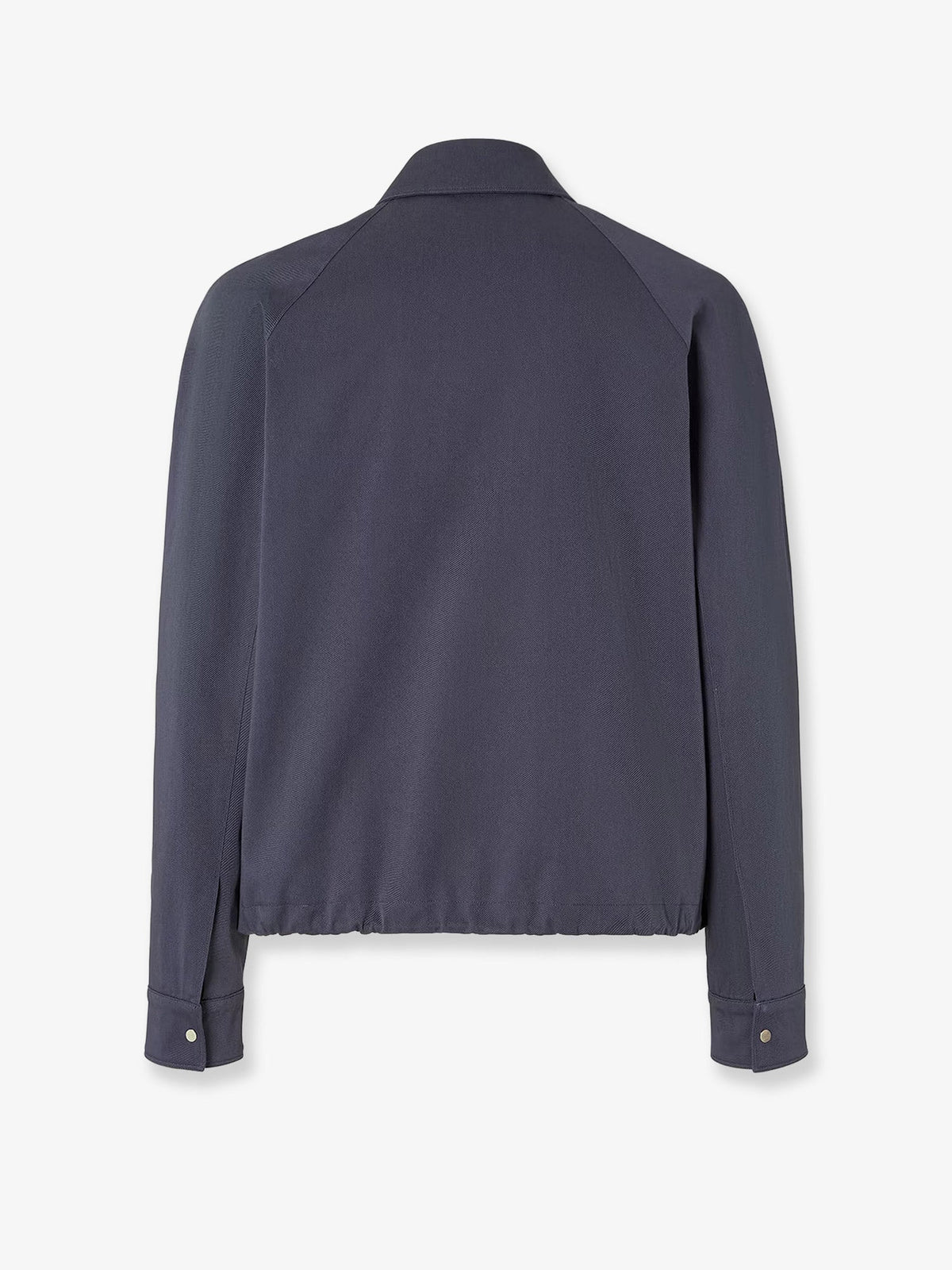 Fendi Cotton jacket with FF detail - Dark Blue