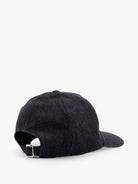 Fendi Denim baseball hat with logo embroidery - Nero
