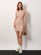 Fendi FF cotton and viscose dress - Pink Salt-25