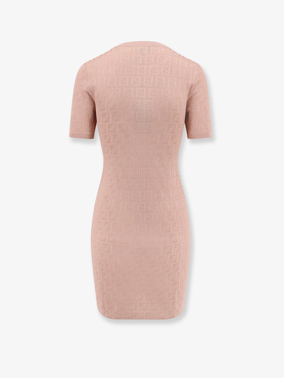 Fendi FF cotton and viscose dress - Pink Salt-25