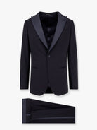 Giorgio Armani Soho virgin wool tuxedo - Dark Navy