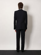 Giorgio Armani Soho virgin wool tuxedo - Dark Navy