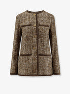 Golden Goose Deluxe Brand Boxy Fit wool blend blazer - Turkish Coffee