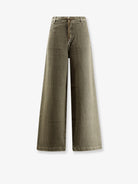 Golden Goose Deluxe Brand Ortensia cotton and linen trousers - Ivy Green
