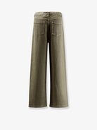 Golden Goose Deluxe Brand Ortensia cotton and linen trousers - Ivy Green