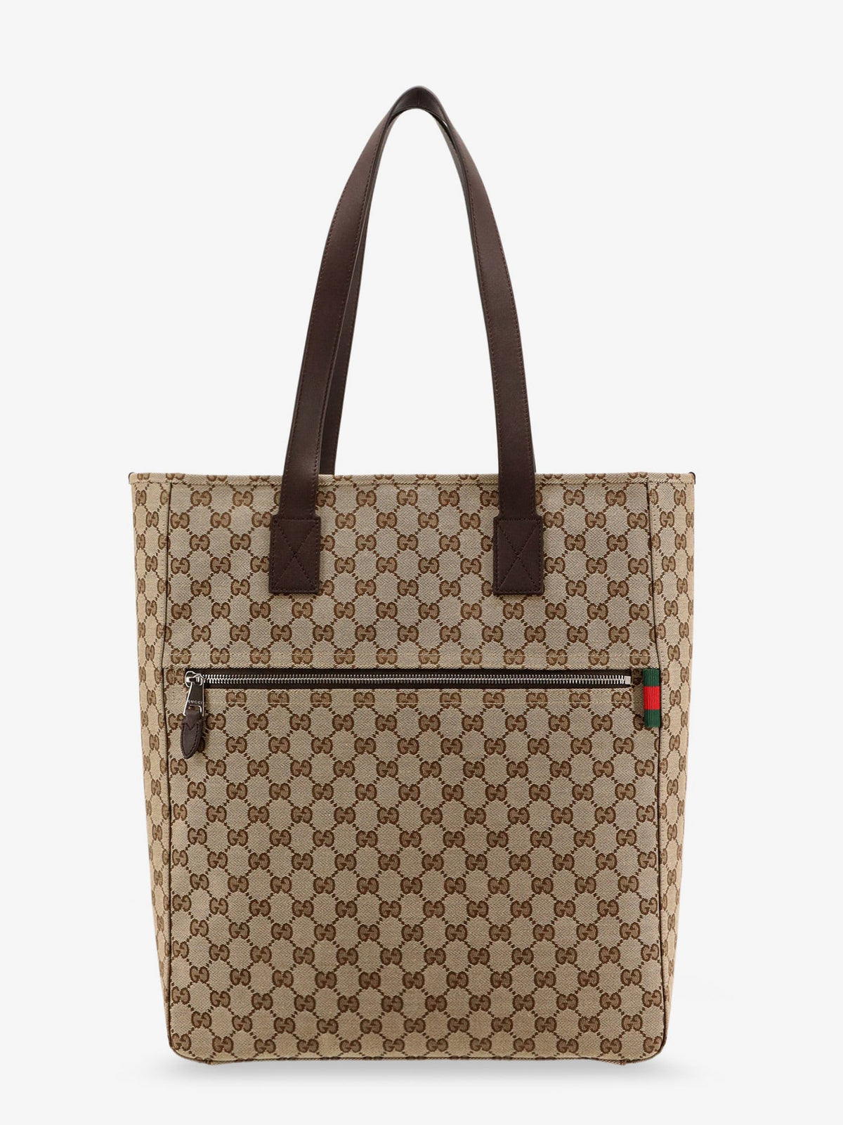 Gucci GG Fabric shopping bag - B.Ebony/Cocoa/Vrv