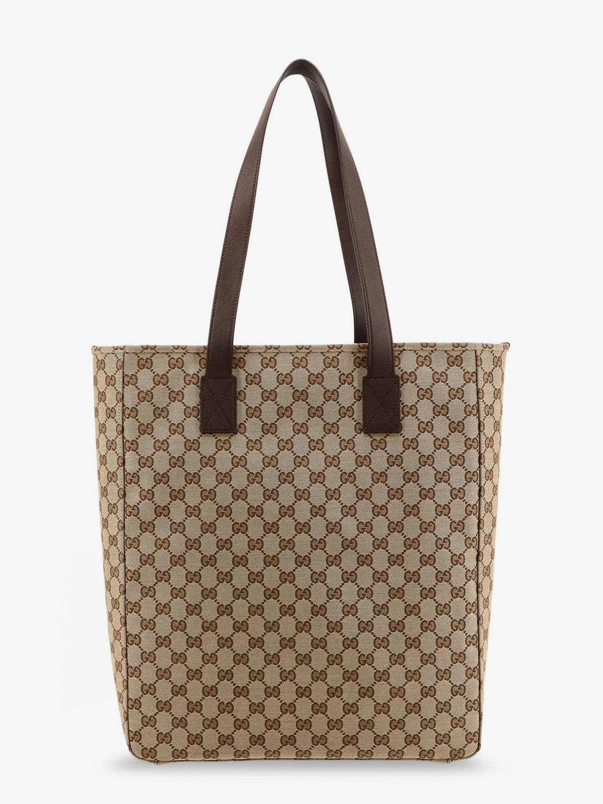 Gucci GG Fabric shopping bag - B.Ebony/Cocoa/Vrv