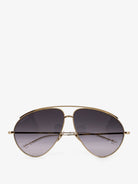 Gucci Metal sunglasses - Gold-Gold-Grey