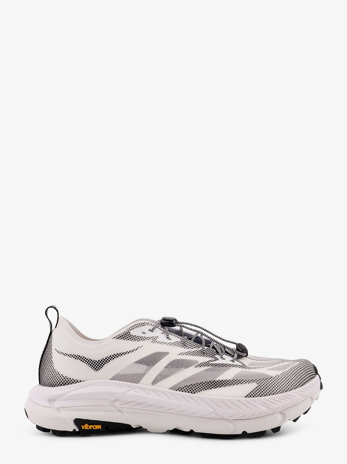 Hoka U Mafate Speed 4 Lite TS technical fabric sneakers - Bianco