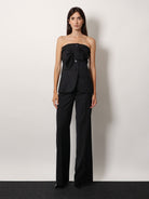 Max Mara Veruska virgin wool top - Nero