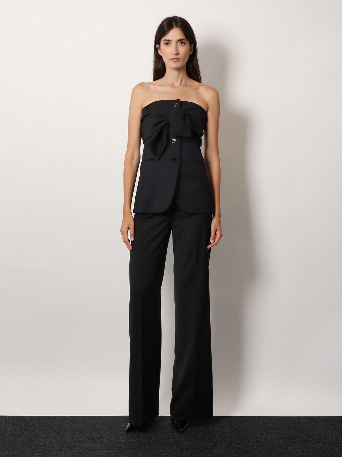 Max Mara Veruska virgin wool top - Nero