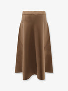 Max Mara Lazio viscose blend skirt - Nocciola