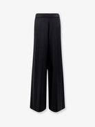 Max Mara Lama viscose blend trousers - Nero