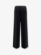 Max Mara Lama viscose blend trousers - Nero