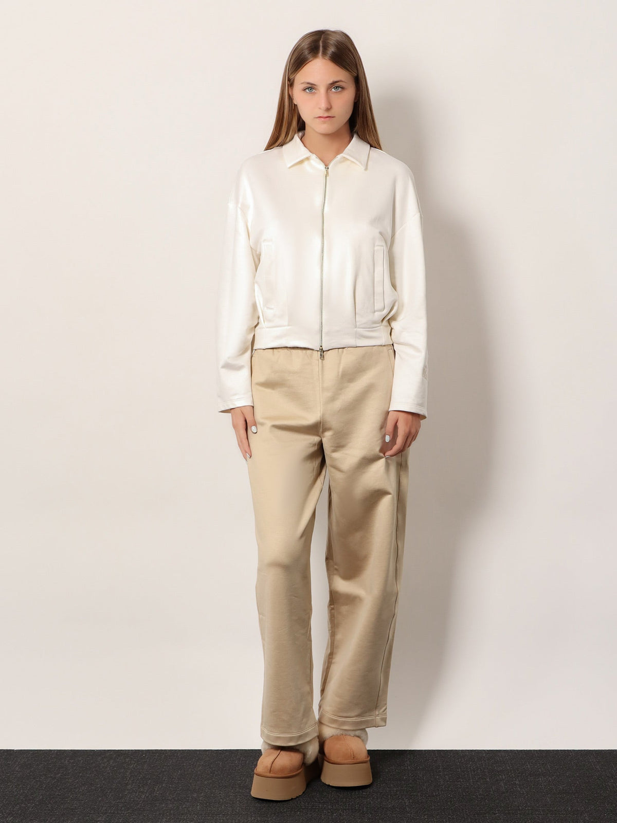Max Mara Filovia silk and cotton jogger trousers - Caramello
