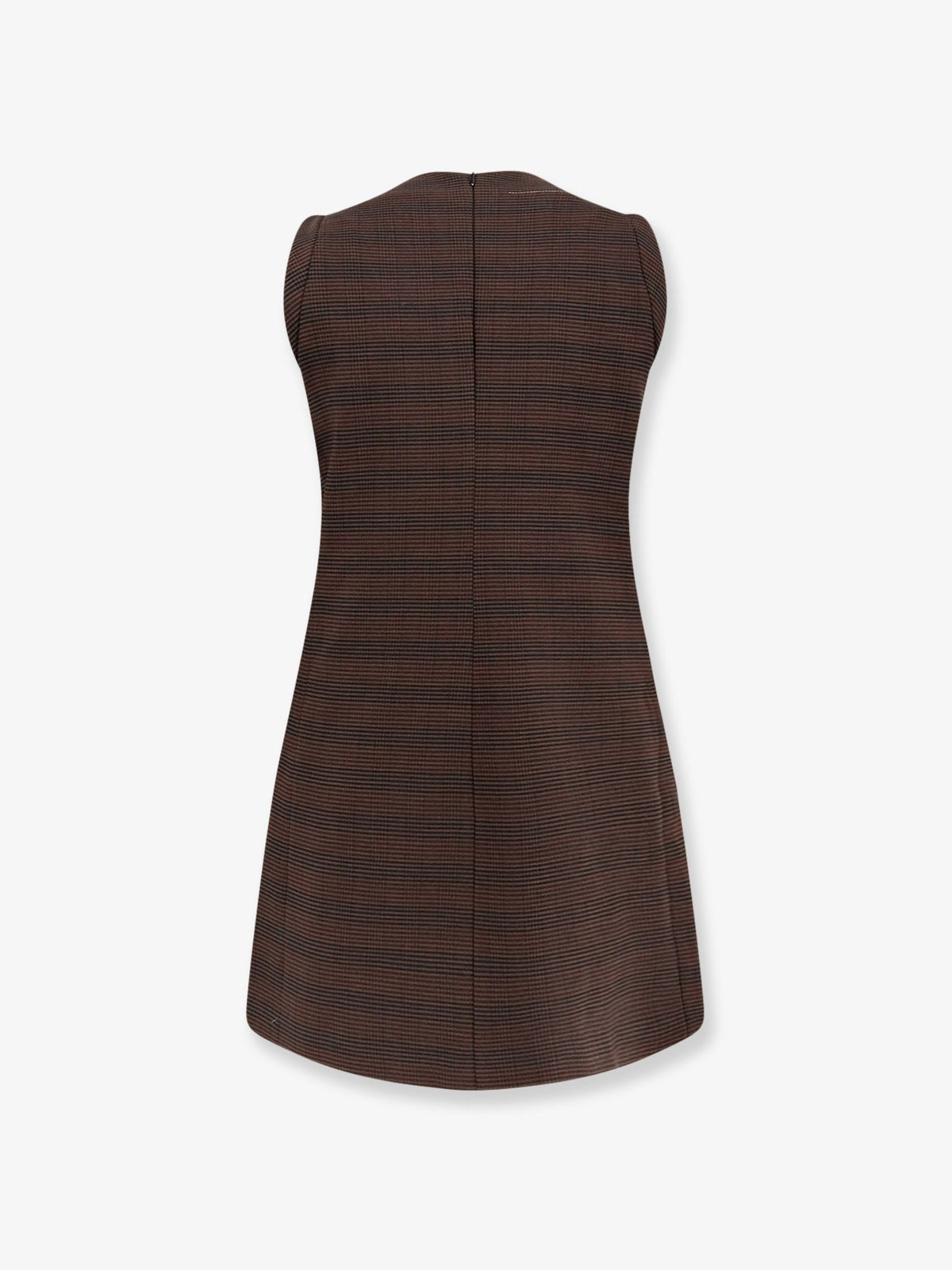 MM6 Maison Margiela Wool blend short dress - Brown/Black