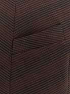 MM6 Maison Margiela Wool blend short dress - Brown/Black