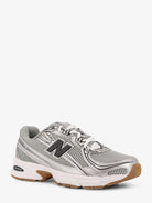 New Balance 740 mesh sneakers with leather inserts - Grigio