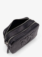 Pinko Carrie leather shoulder bag - Nero