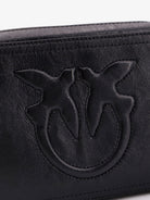 Pinko Carrie leather shoulder bag - Nero
