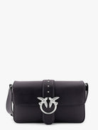 Pinko Love one classic leather shoulder bag - Nero