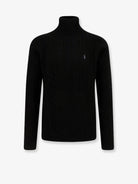 Polo Ralph Lauren Wool and cashmere sweater with frontal logo - Polo Black