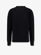 Rick Owens Fisherman Round Neck virgin wool sweater - Nero