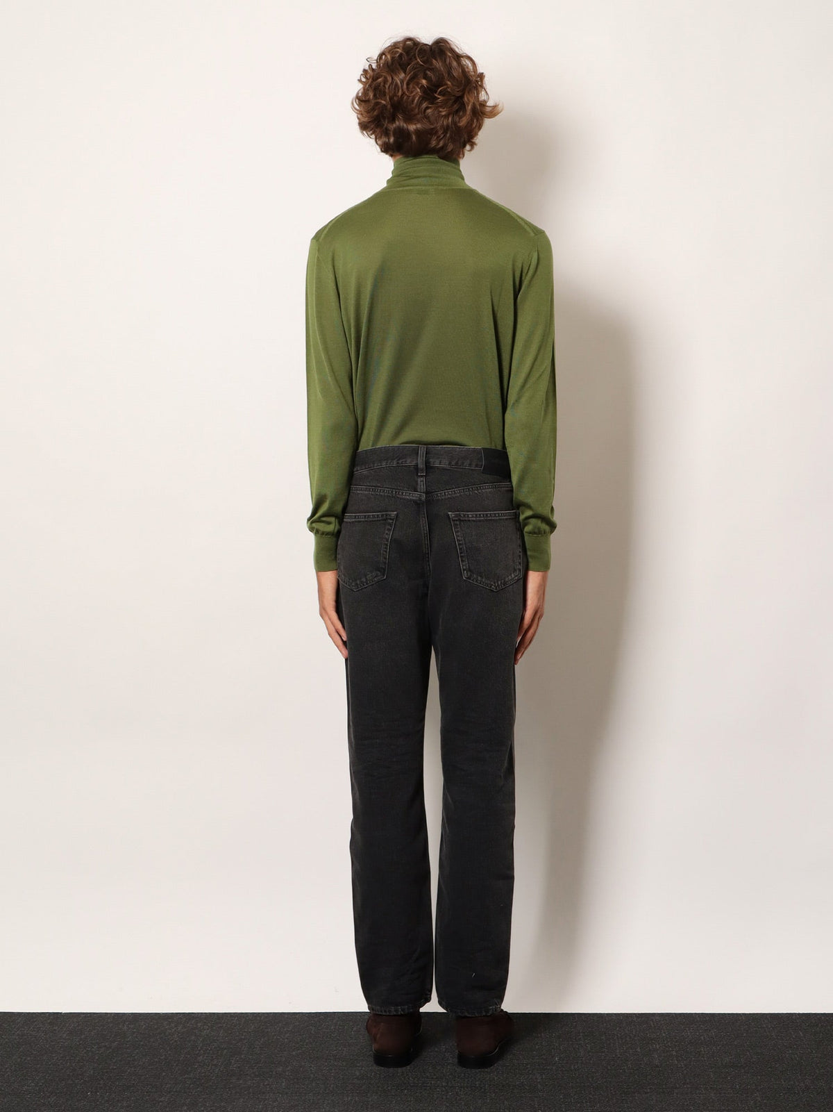Saint Laurent Long Mick black denim trousers - Westwood Black