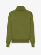 Saint Laurent Cashmere, wool and silk turtleneck sweater - Vert Olive