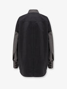 Stella McCartney Oversize wool shirt - Ash Grey