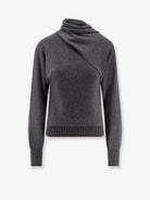 Tom Ford Cashmere and cotton turtleneck sweater - Dark Grey Melange