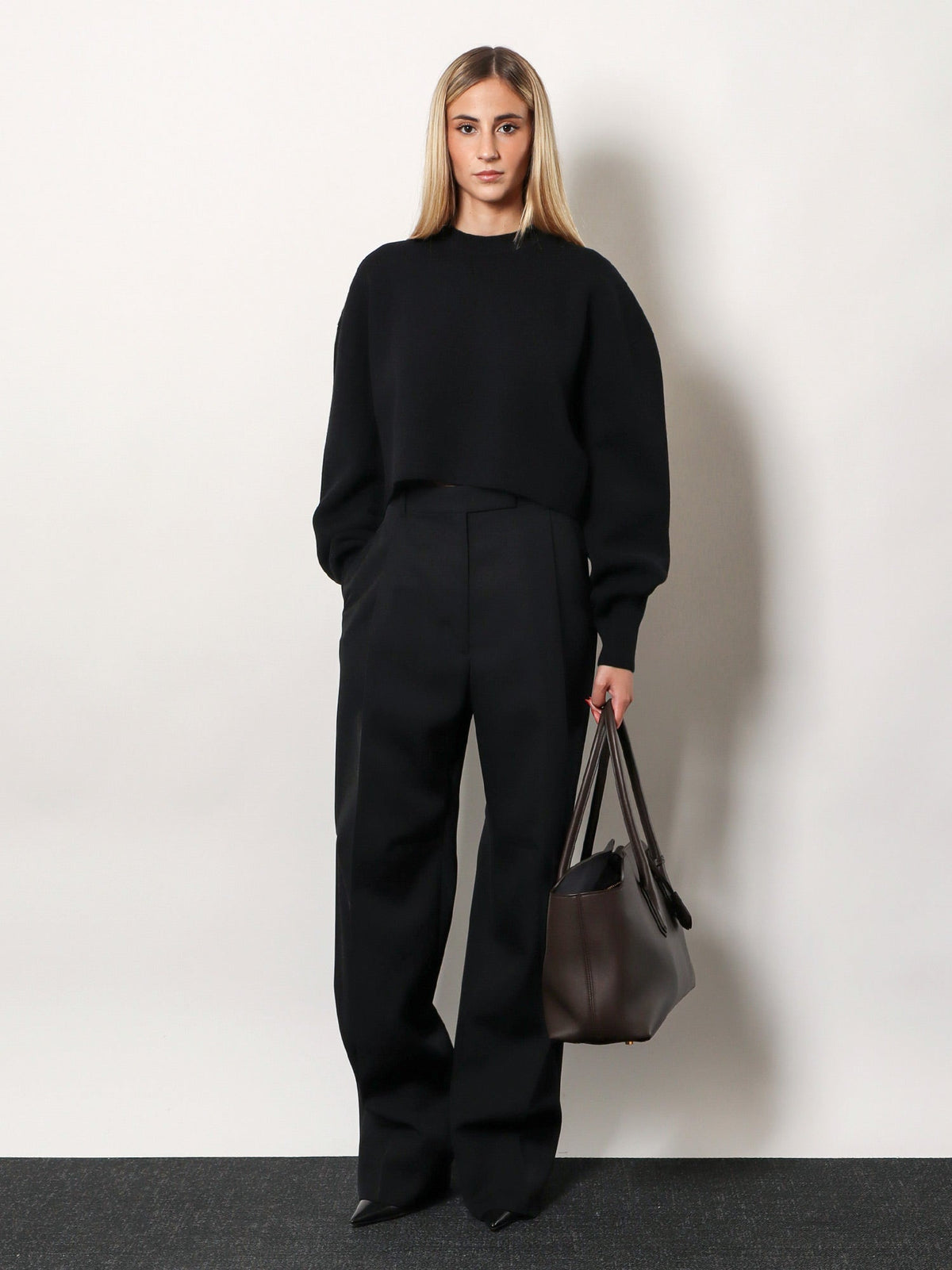 Tom Ford Pleated wool trousers - Black