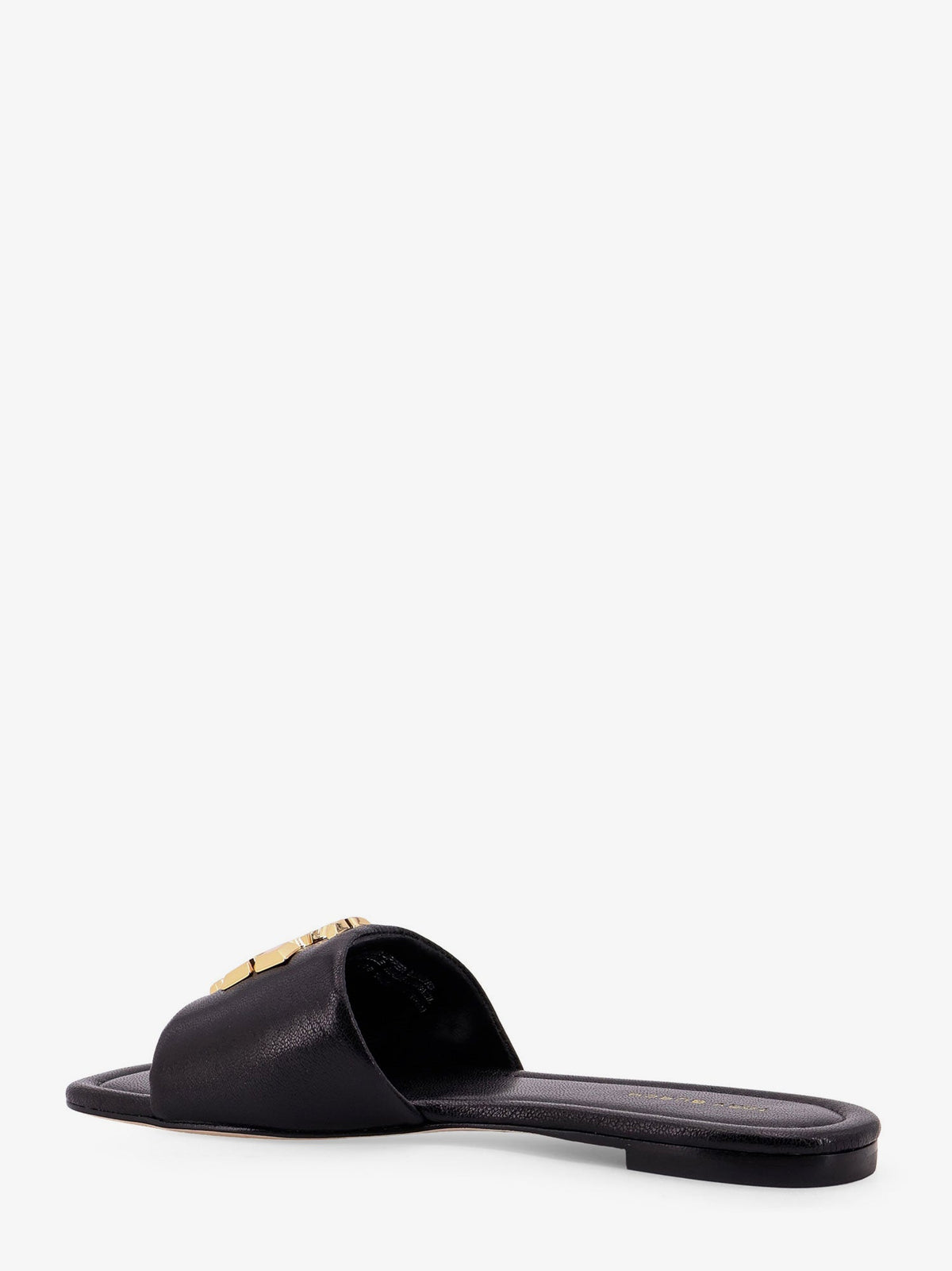 Tory Burch Eleanor leather flat sandals - Perfect Black