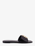 Tory Burch Eleanor leather flat sandals - Perfect Black