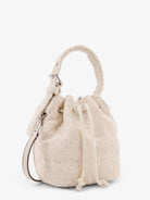 Tory Burch T Monogram Terry Mini canvas bucket bag - New Ivory